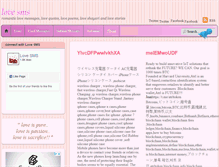 Tablet Screenshot of love-sms.in